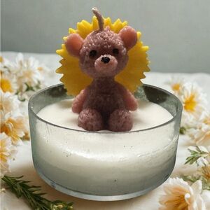 Mini 3in Teddy Bear Candles